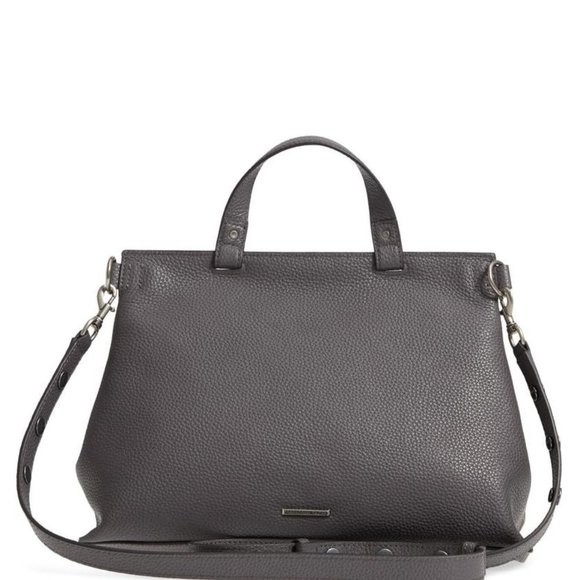 Rebecca Minkoff Medium Keith Suede & Leather Satchel - Picture 5 of 13